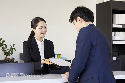 秘書辦公室神諭銷售人員客戶咨詢韓語